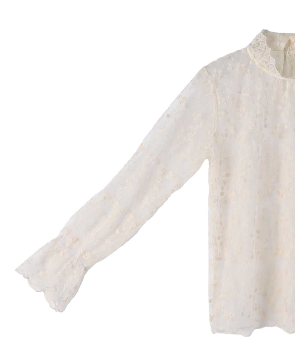 EMBROIDERY LACE TOPS