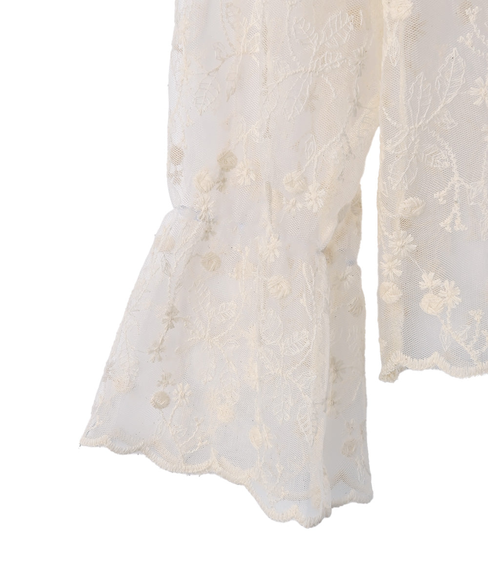EMBROIDERY LACE TOPS