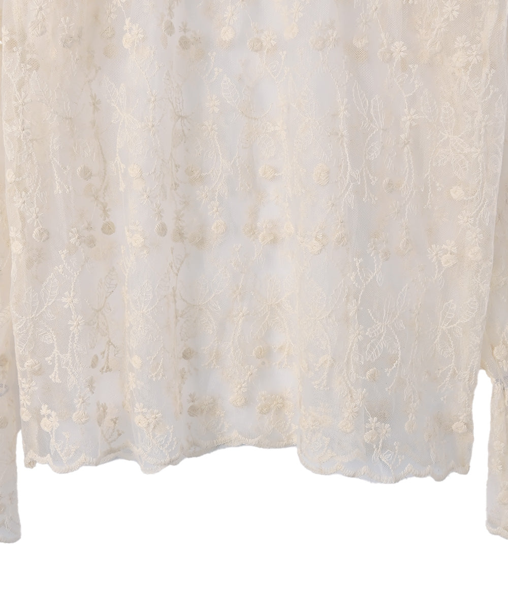 EMBROIDERY LACE TOPS