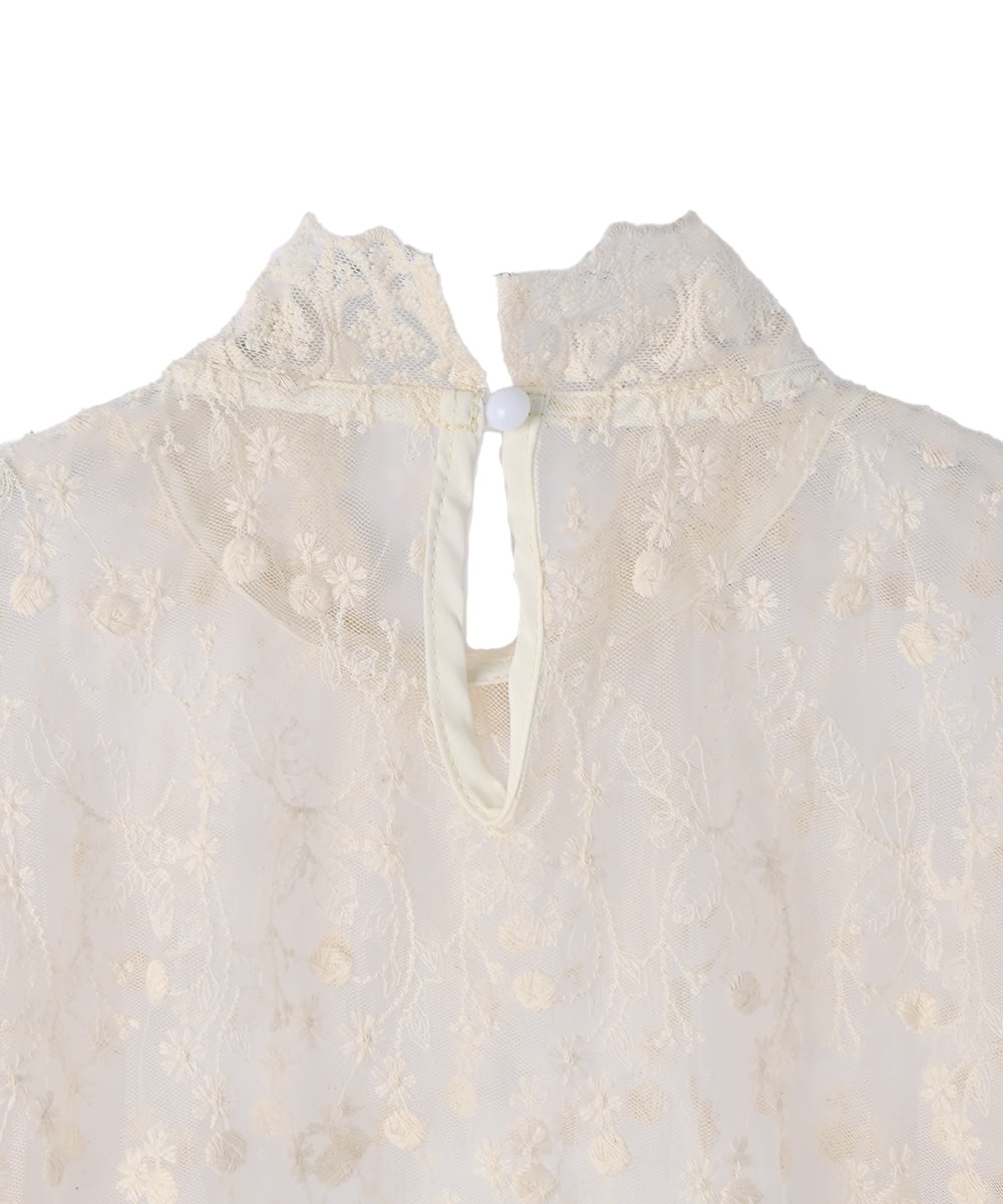 EMBROIDERY LACE TOPS