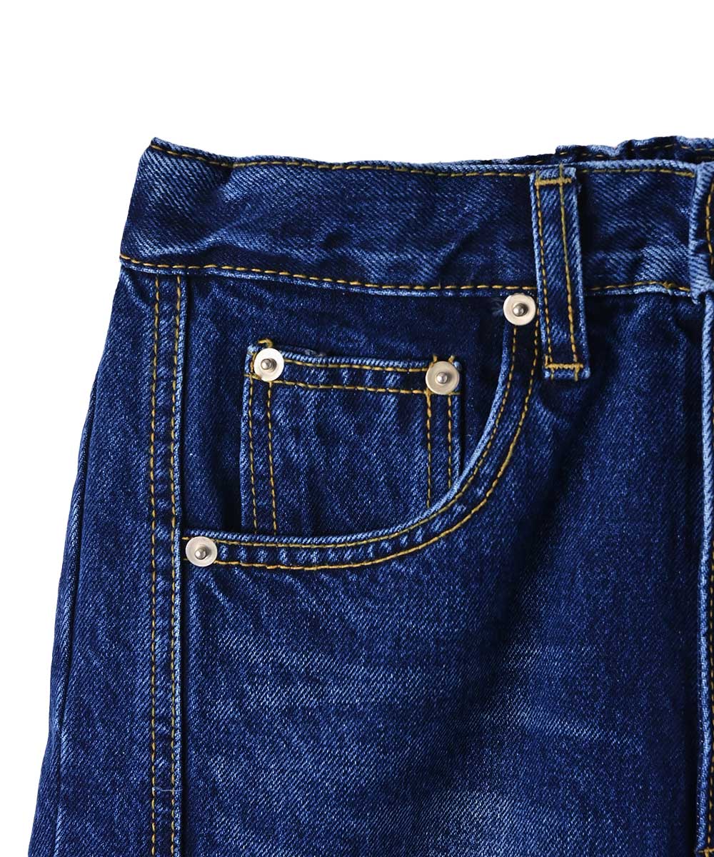 SIDE SWITCH CURVED DENIM