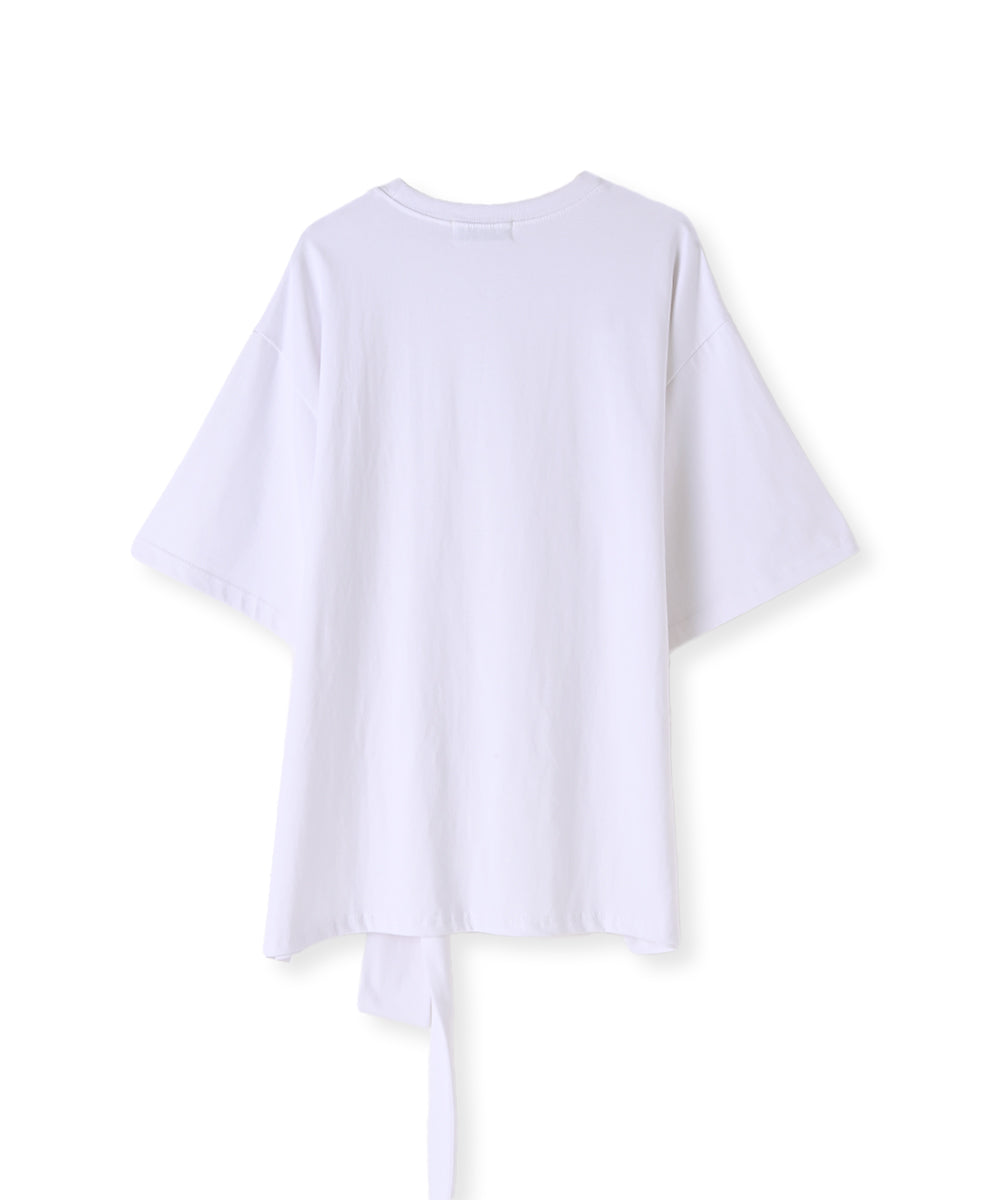 WAIST TIE OVER TEE