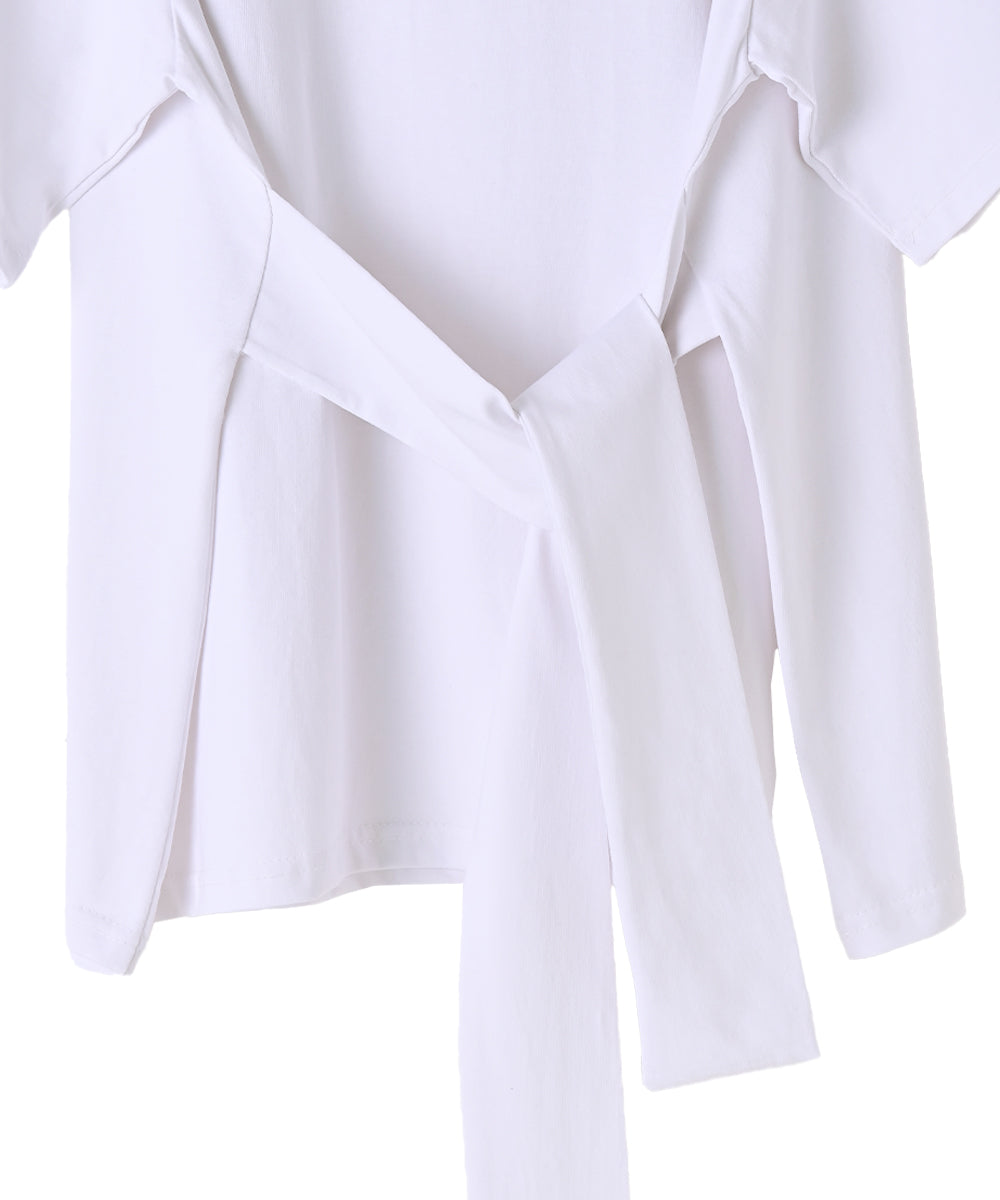 【SALE】WAIST TIE OVER TEE