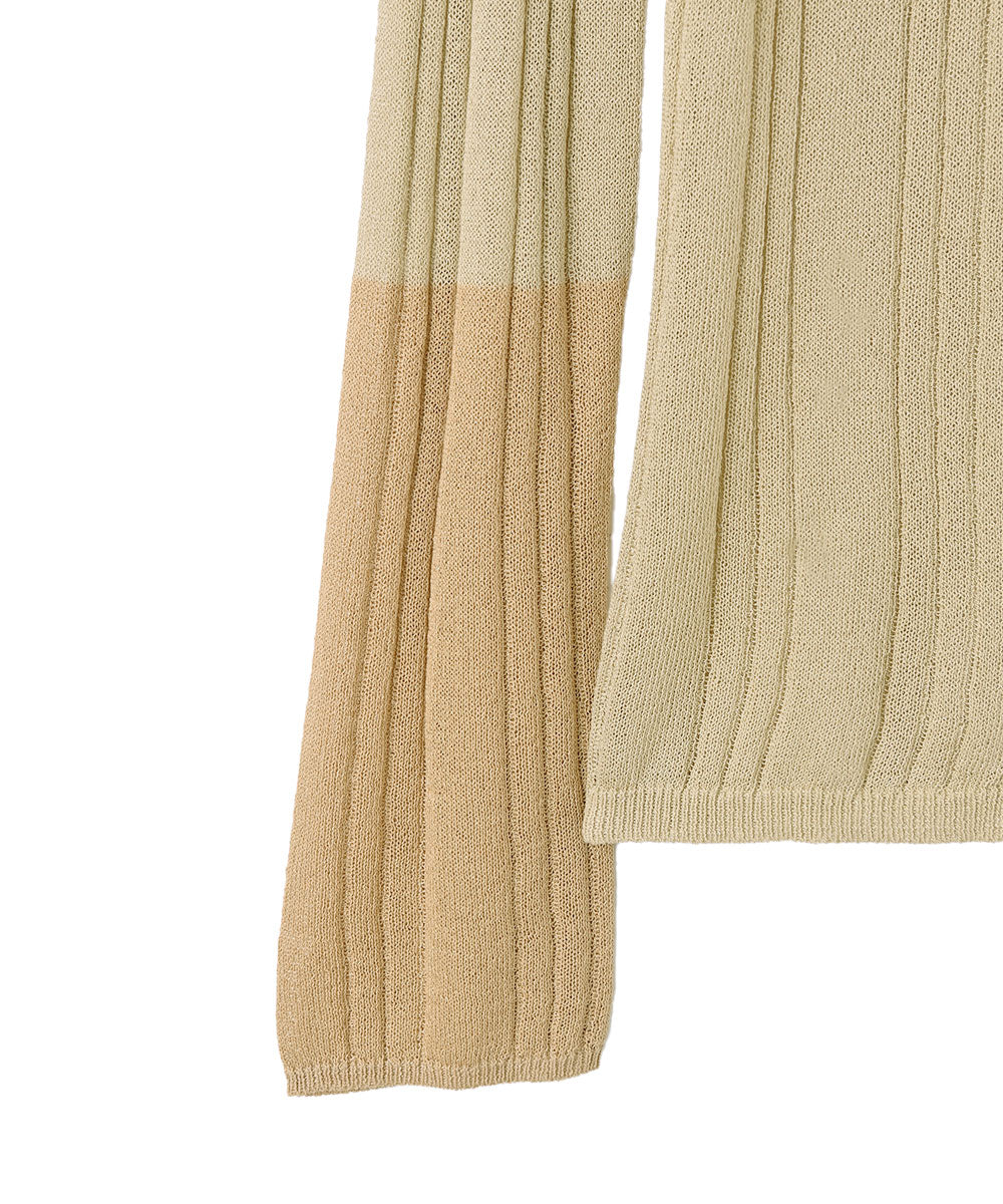 【SALE】SHEER POLO KNIT