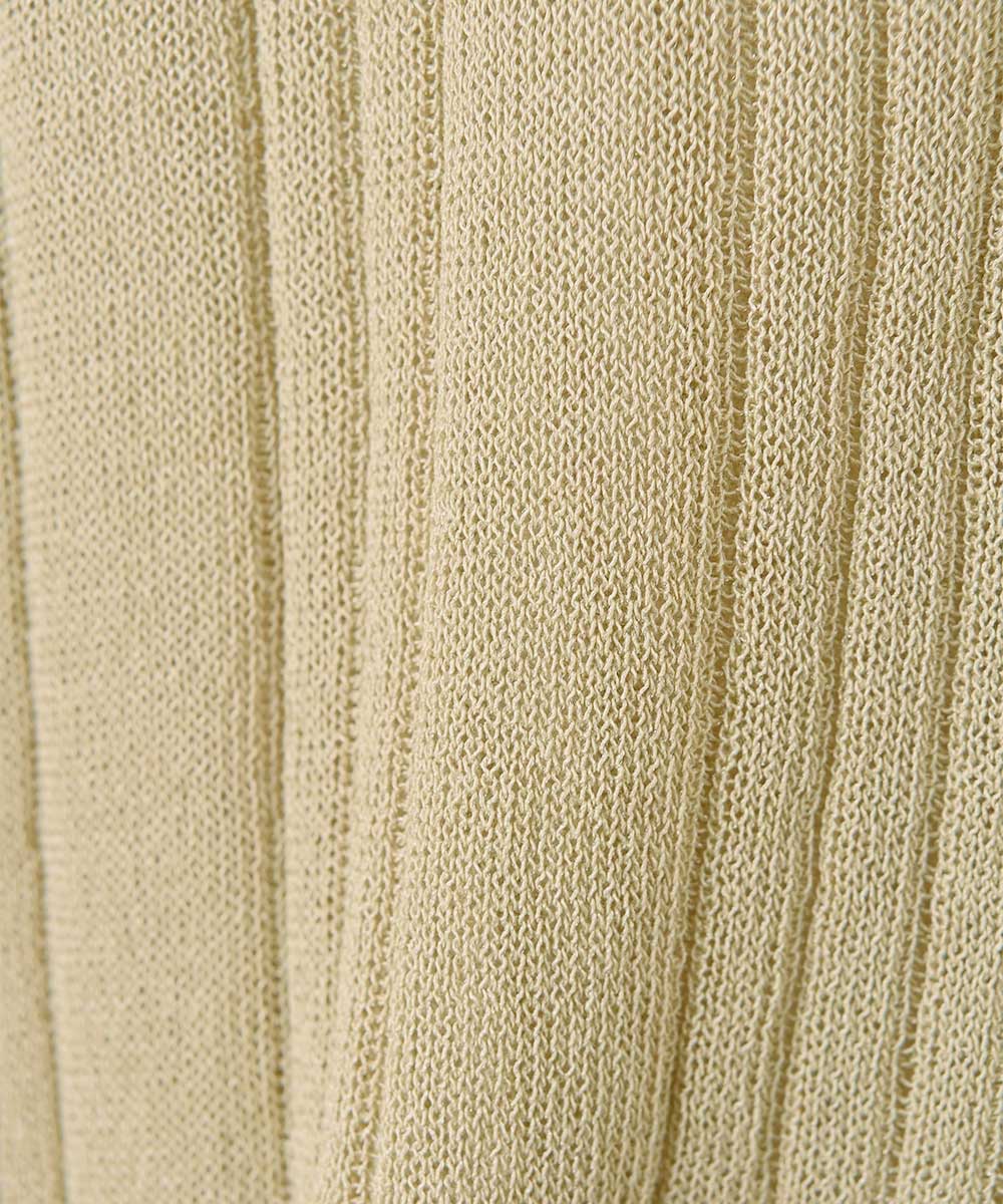 【SALE】SHEER POLO KNIT