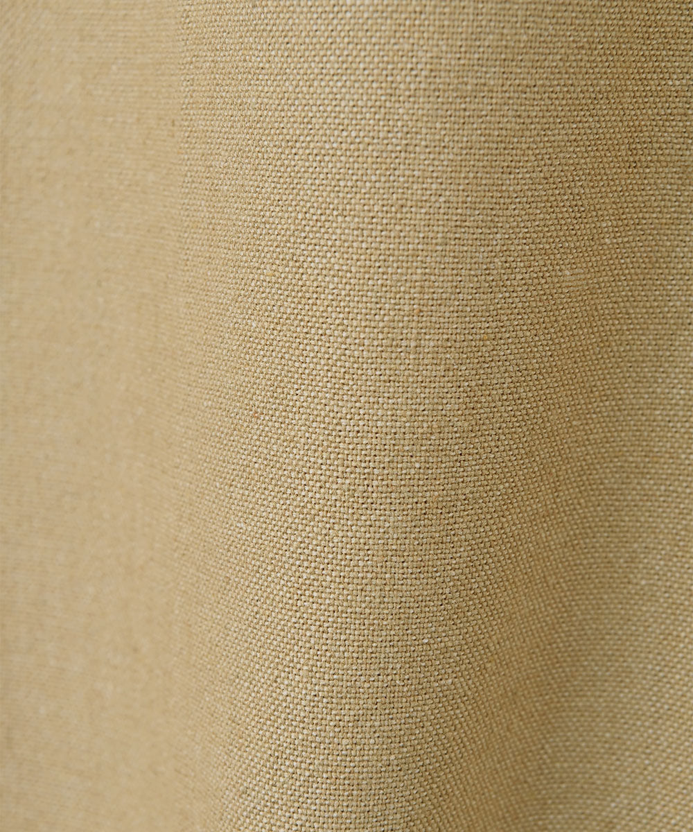 WAIST PIPING LINEN BLEND PANTS