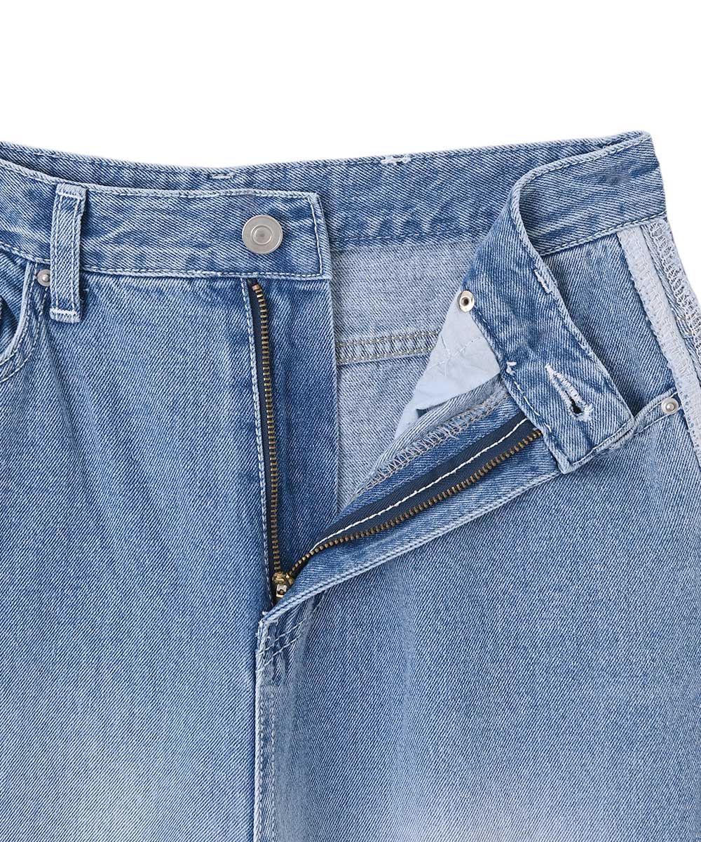 SIDE SEAM WIDE DENIM