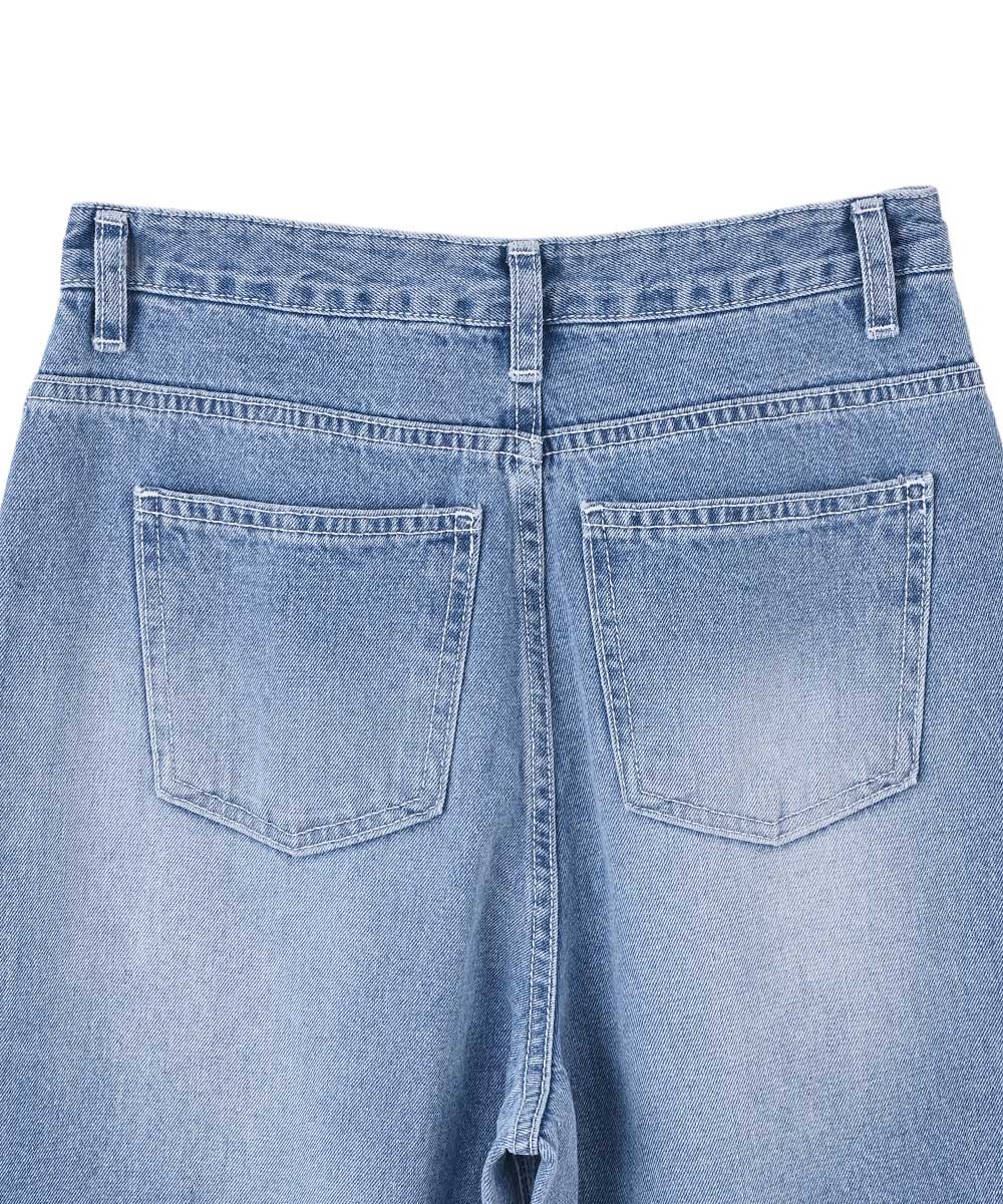 SIDE SEAM WIDE DENIM