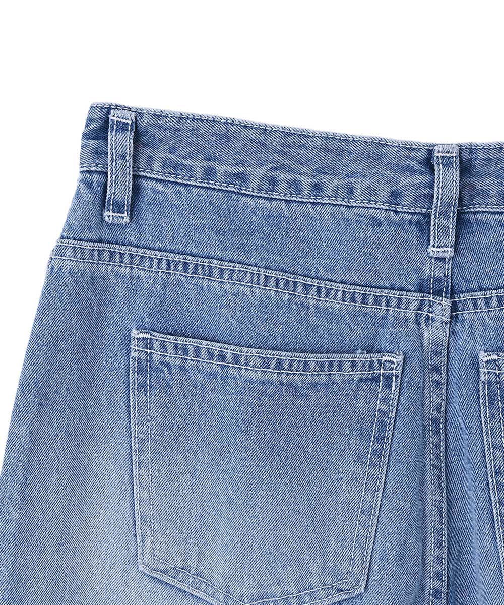 SIDE SEAM WIDE DENIM
