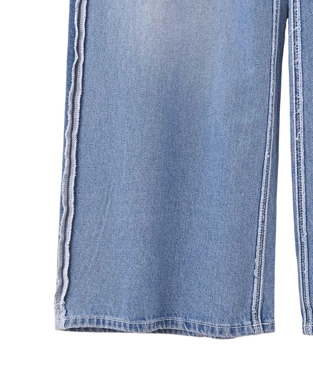 SIDE SEAM WIDE DENIM