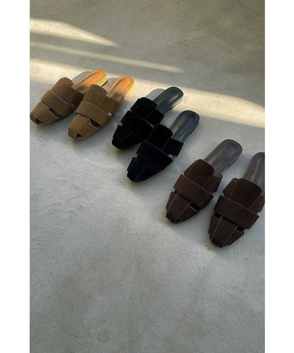 る〜か　ブラウン FEMININE GURKHA SANDAL