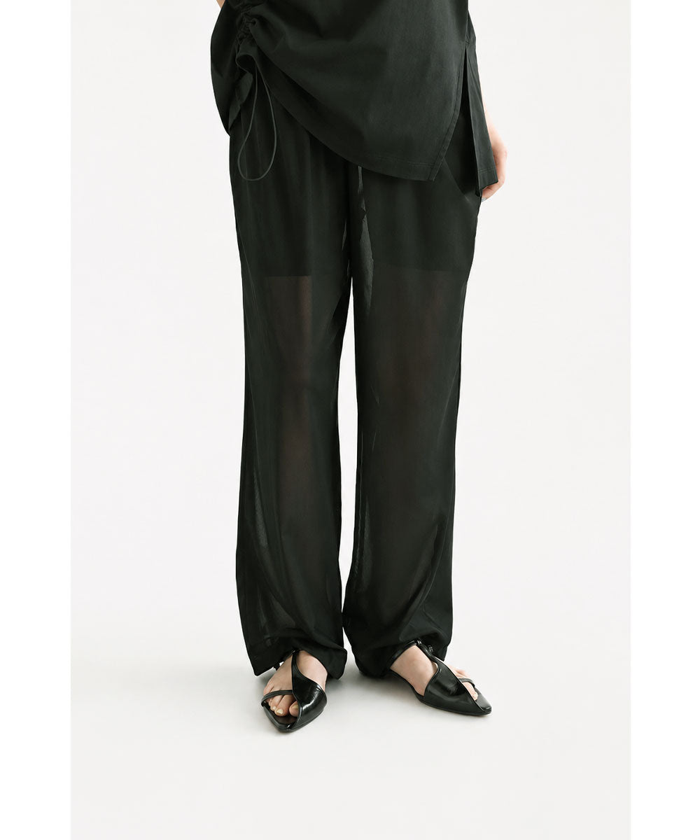 SHEER LAYERED PANTS