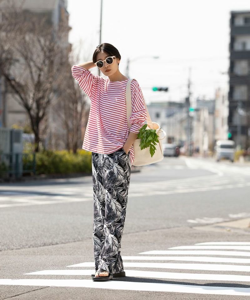 BOTANICAL PRINT PANTS