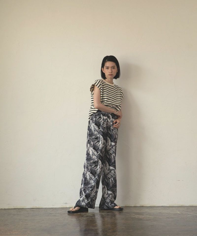 BOTANICAL PRINT PANTS