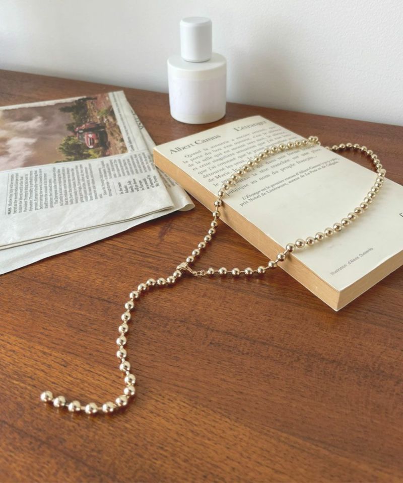 【SALE】BALL CHAIN NECKLACE