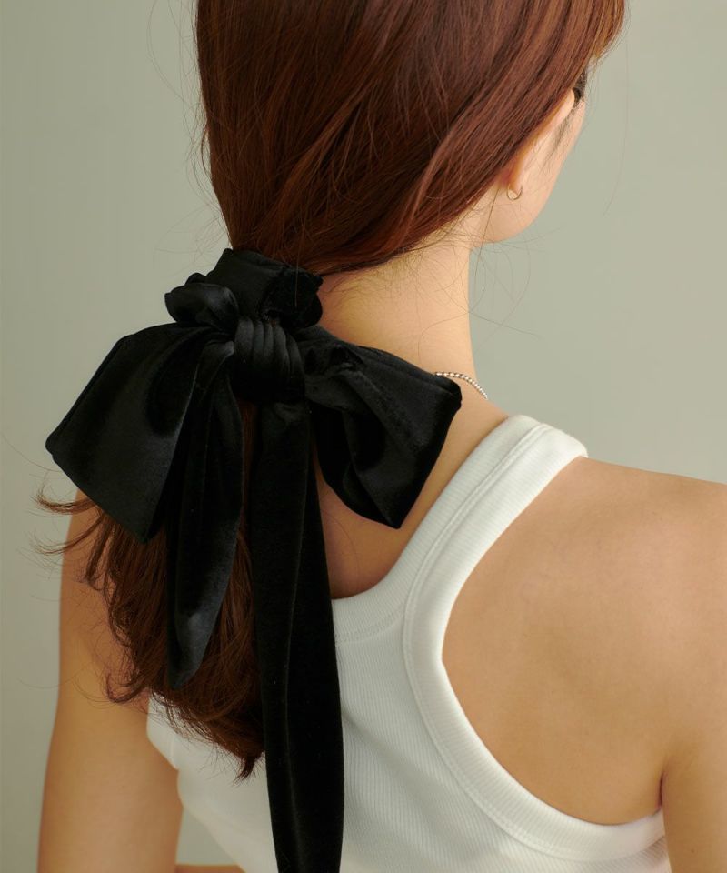 VELOR RIBBON HAIRTIE