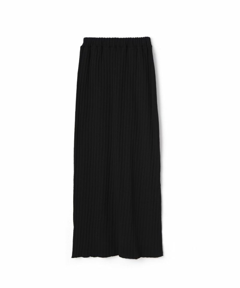 OPENWORK STRETCH RIB SKIRT