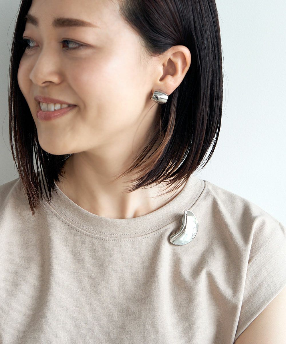 【SALE】[CHIEさんコラボ]CRESCENT MOON BROOCH[本店限定]