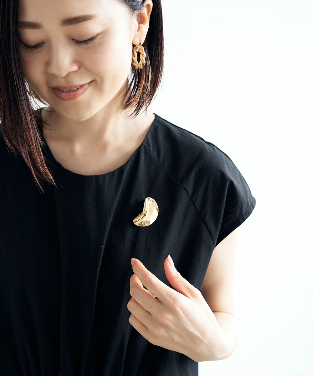 【SALE】[CHIEさんコラボ]CRESCENT MOON BROOCH[本店限定]