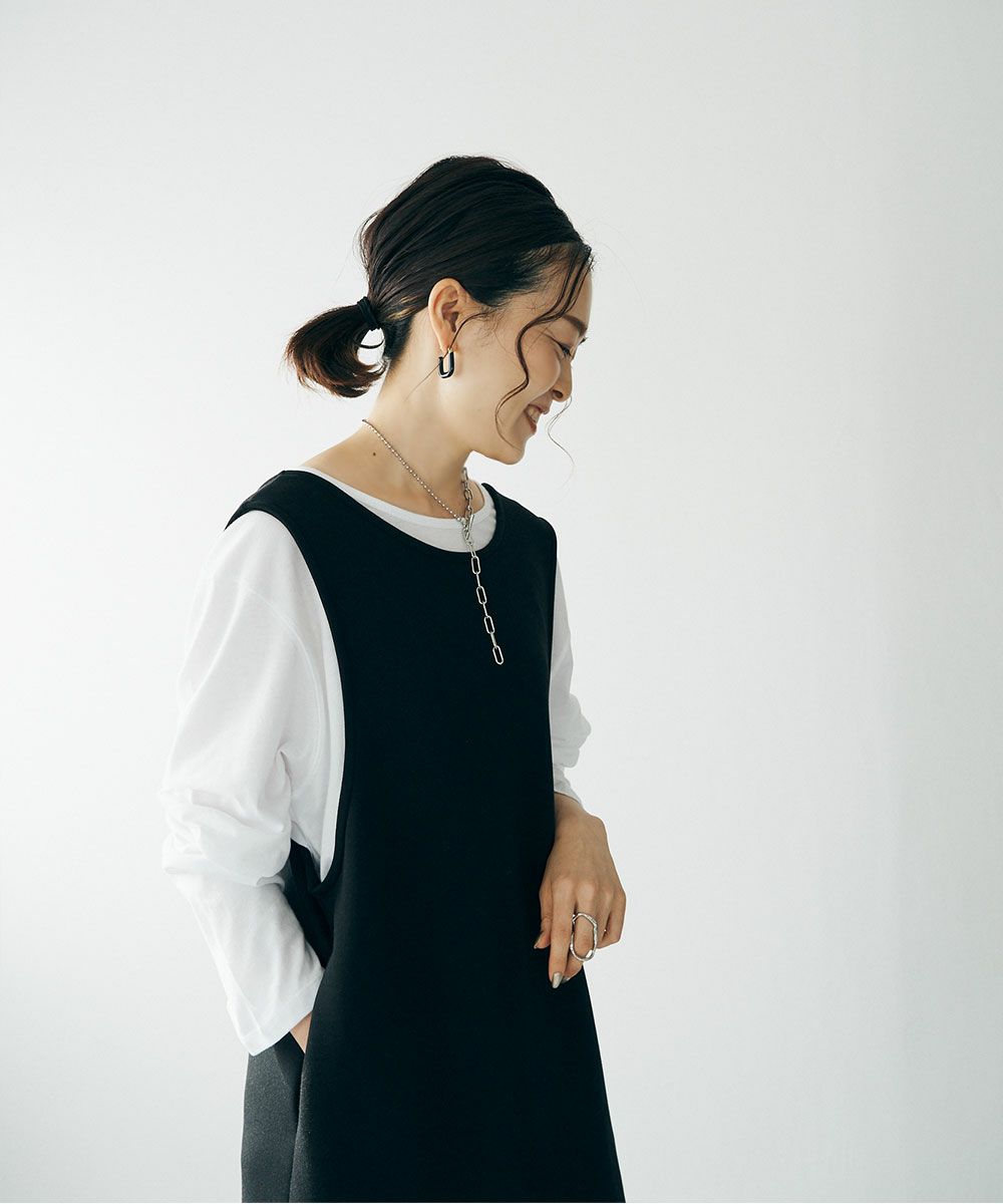 [CHIEさんコラボ]2WAY PONTE DRESS[本店限定]