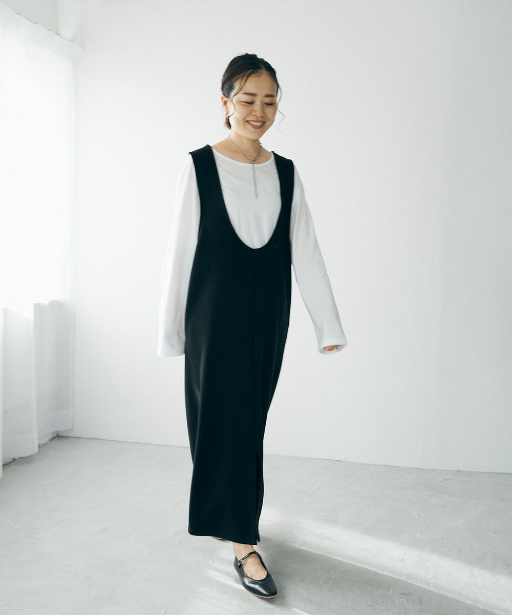 [CHIEさんコラボ]2WAY PONTE DRESS[本店限定]