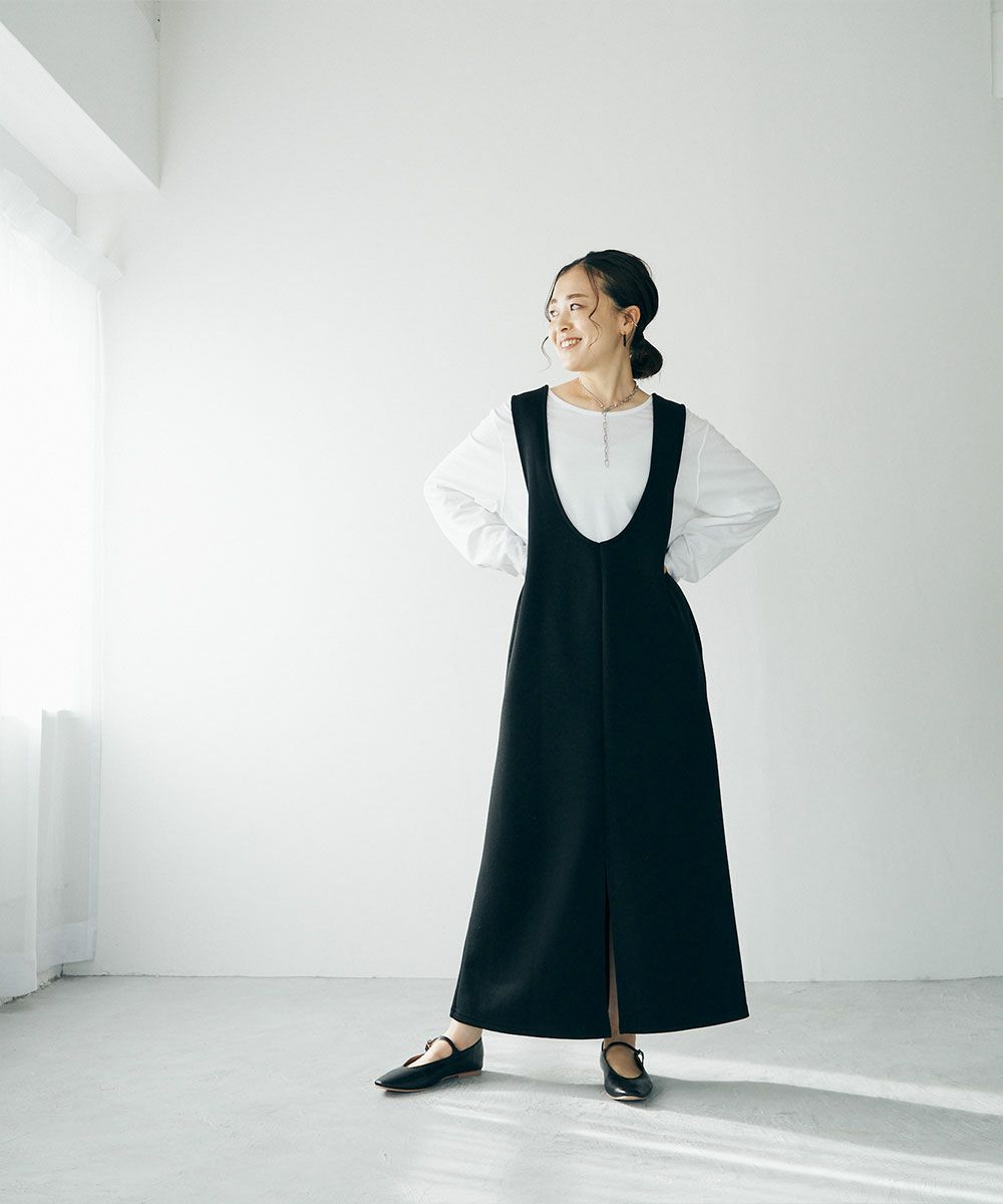 [CHIEさんコラボ]2WAY PONTE DRESS[本店限定]