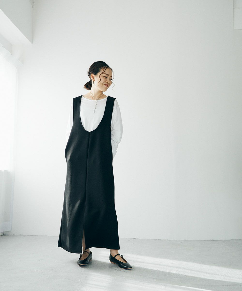 [CHIEさんコラボ]2WAY PONTE DRESS[本店限定]