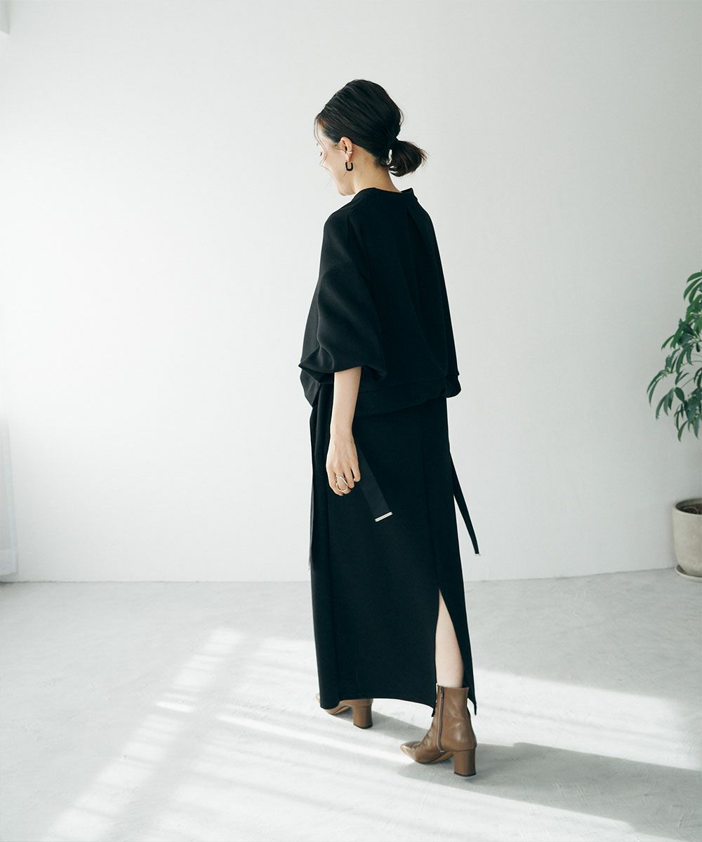 [CHIEさんコラボ]2WAY PONTE DRESS[本店限定]