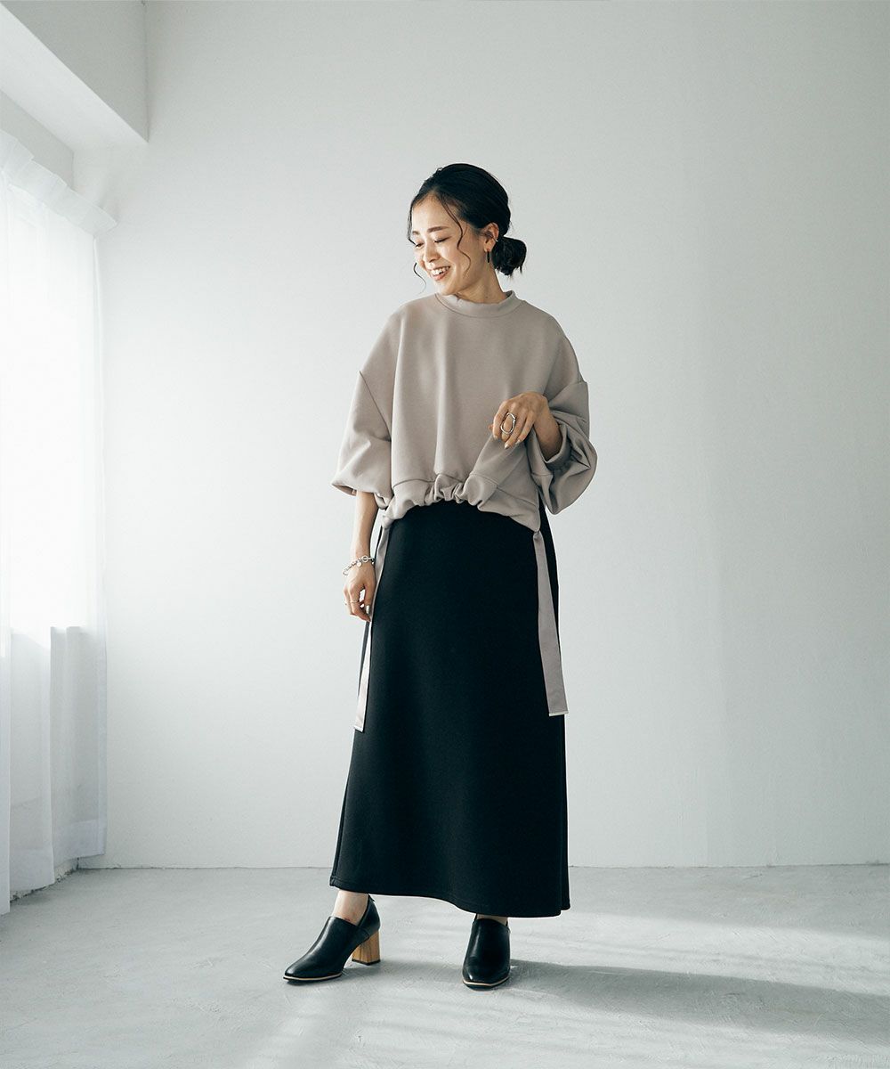 [CHIEさんコラボ]2WAY PONTE DRESS[本店限定]