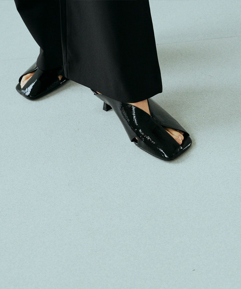 [LE VERNIS]ASYMMETRY MULES[本店限定]