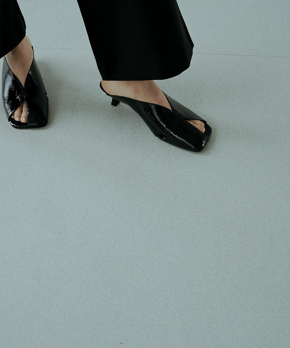 [LE VERNIS]ASYMMETRY MULES[本店限定]