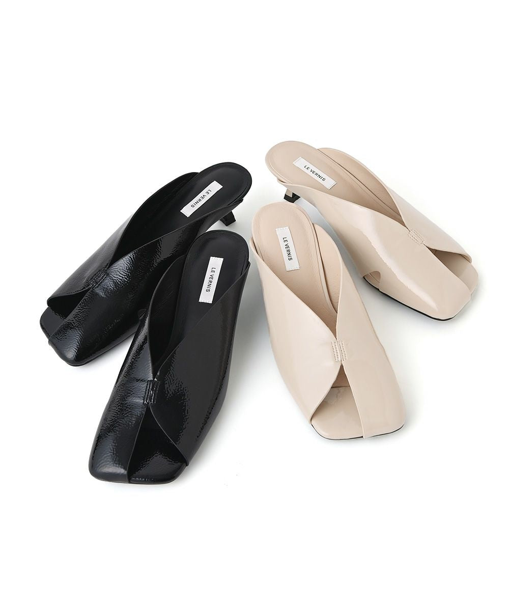 [LE VERNIS]ASYMMETRY MULES[本店限定]