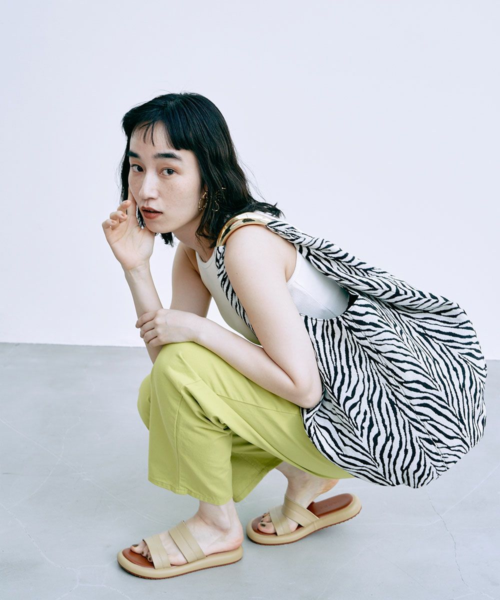ルベルニ LE VERNIS SUCLPTURE バッグSゼブラ　　新品タグ付 LE VERNIS]SCULPTURE BAG[本店限定]