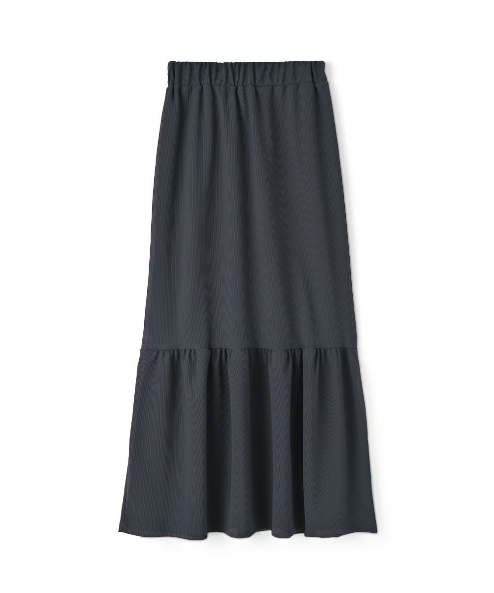 【SALE】RIB TIERED SKIRT