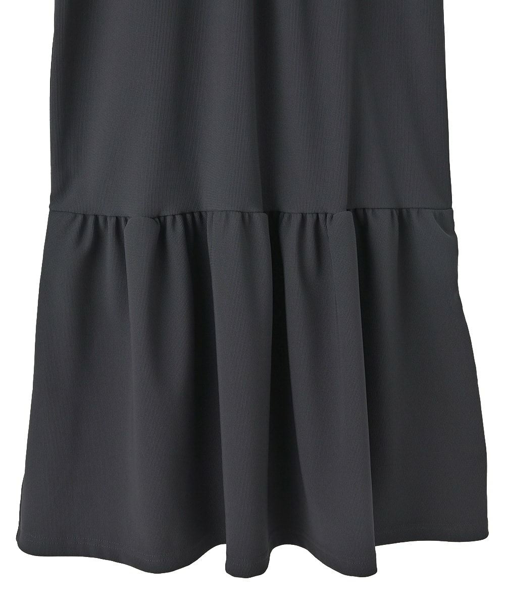 【SALE】RIB TIERED SKIRT