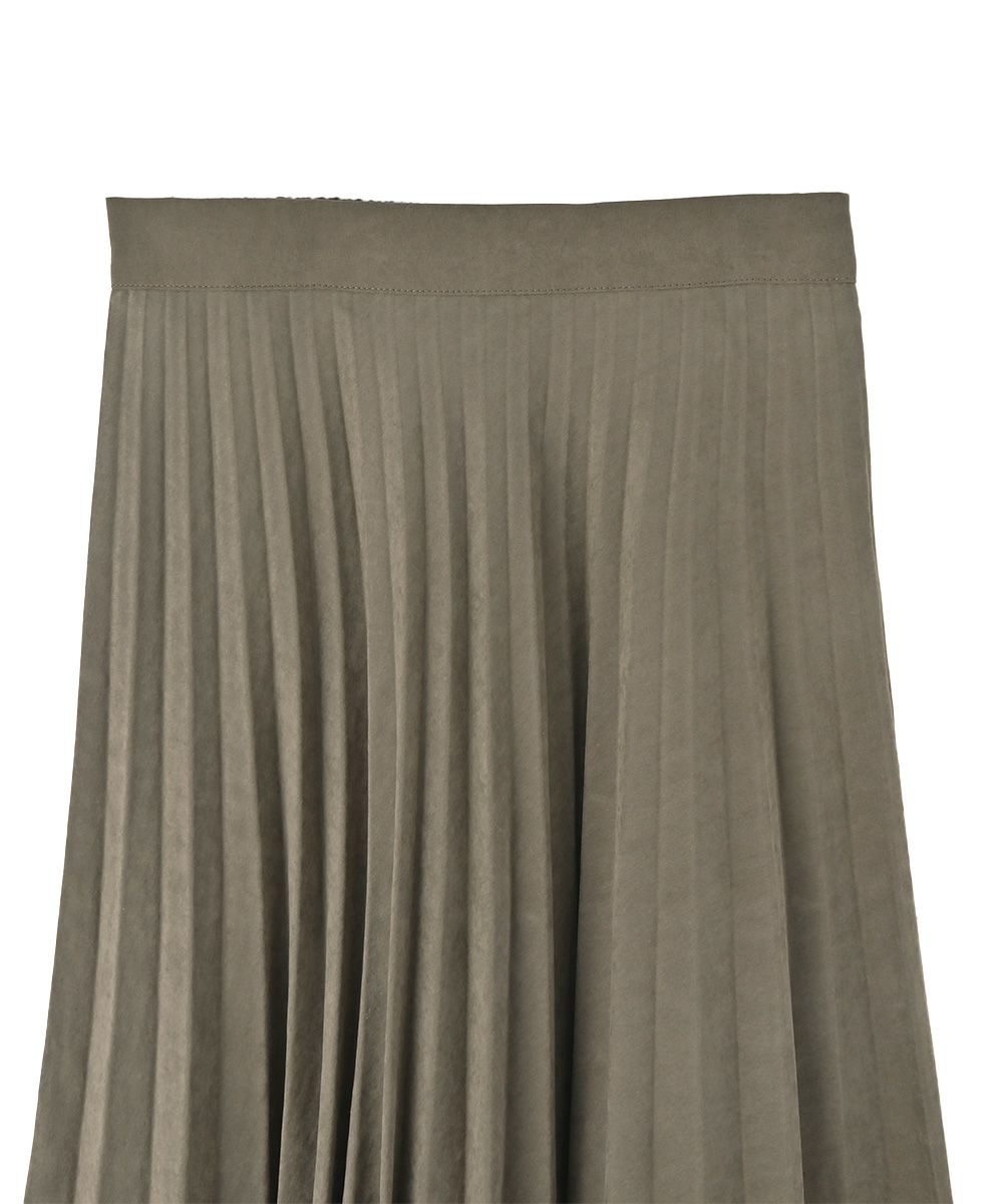 【SALE】PEACH SKIN PLEATS SKIRT