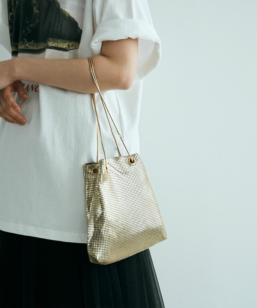 METAL MESH MINI BAG[本店限定]