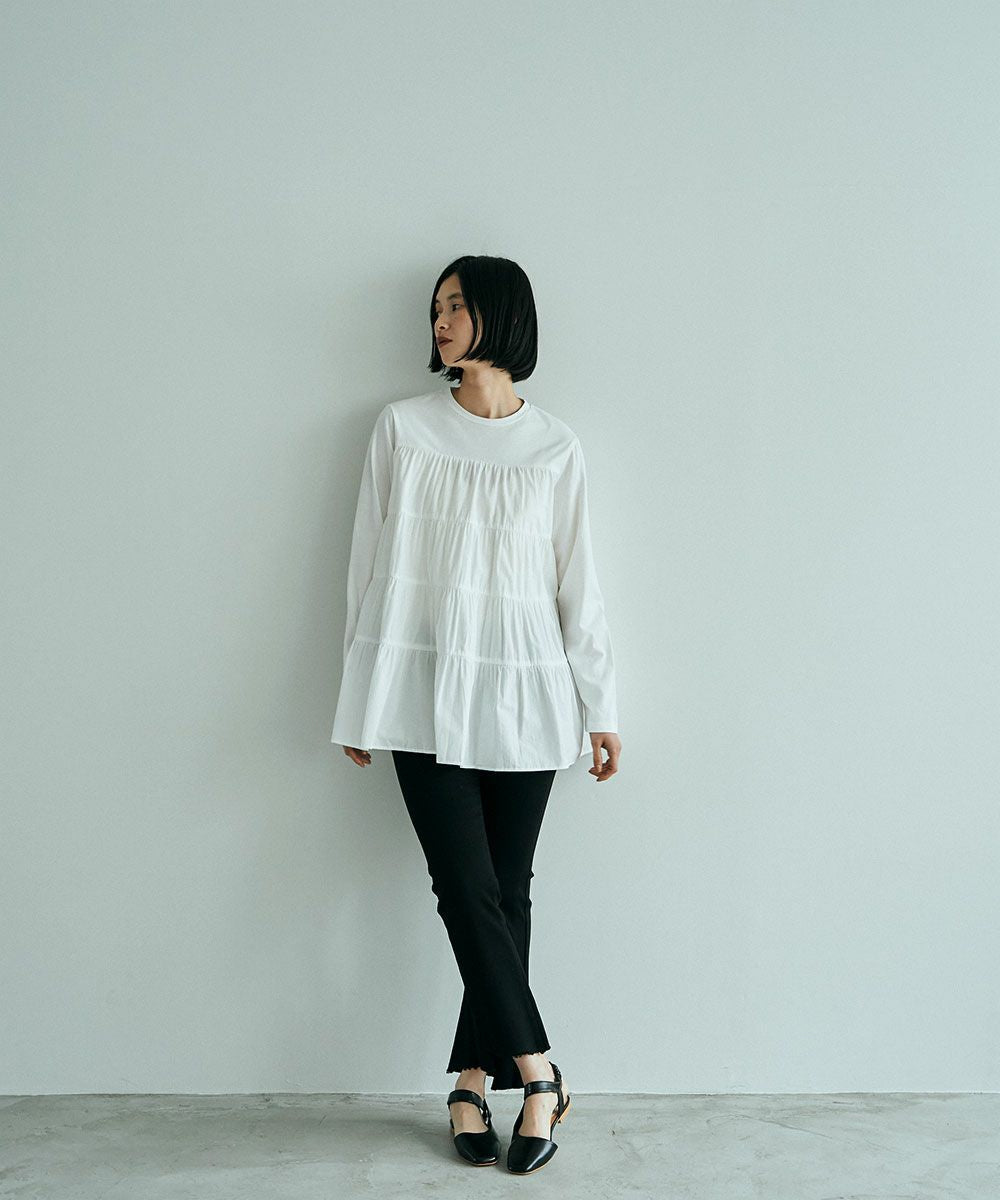 【SALE】OTONA SWITCHING TIERED TEE