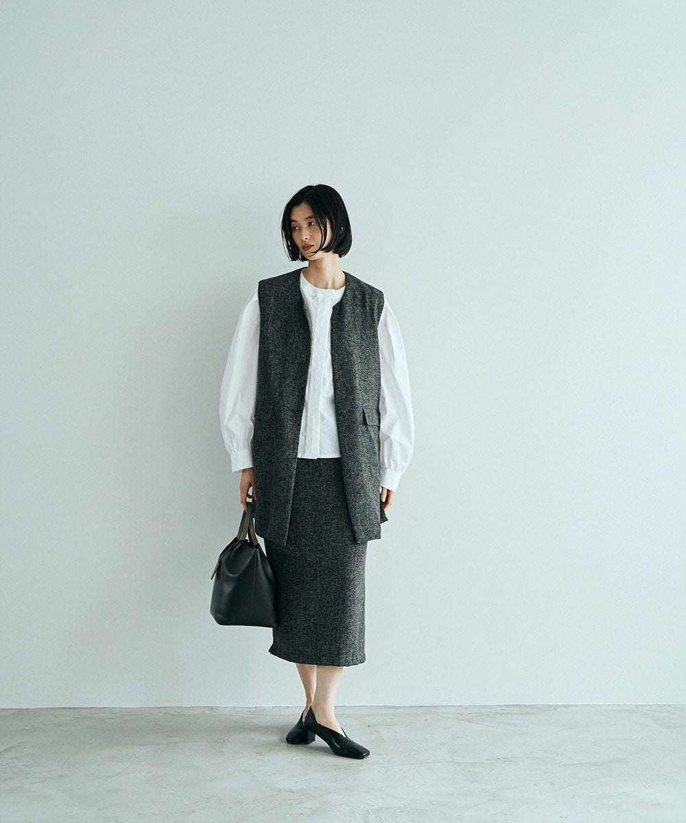 【SALE】KASURI TWEED NARROW SKIRT