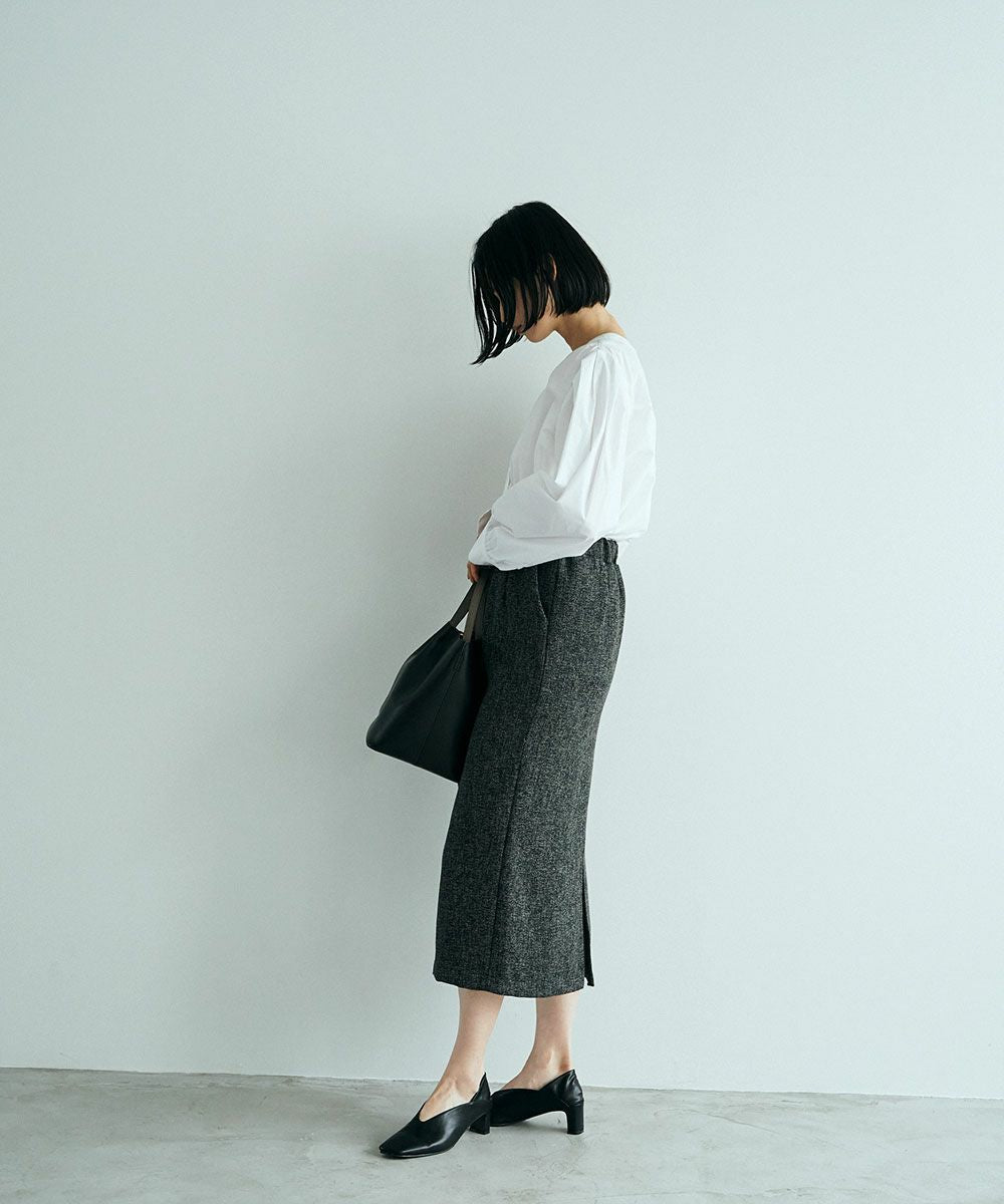 【SALE】KASURI TWEED NARROW SKIRT