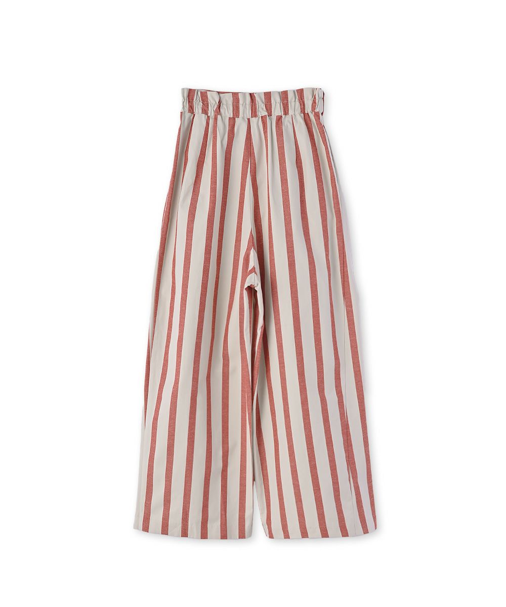 [Rokusyo]WIDE STRIPE WRAP PANTS[本店限定]