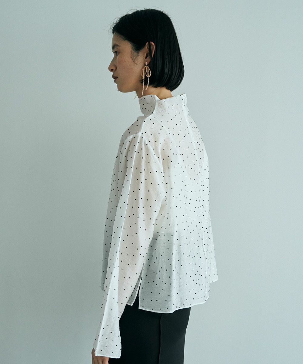 DOT SHEER BLOUSE