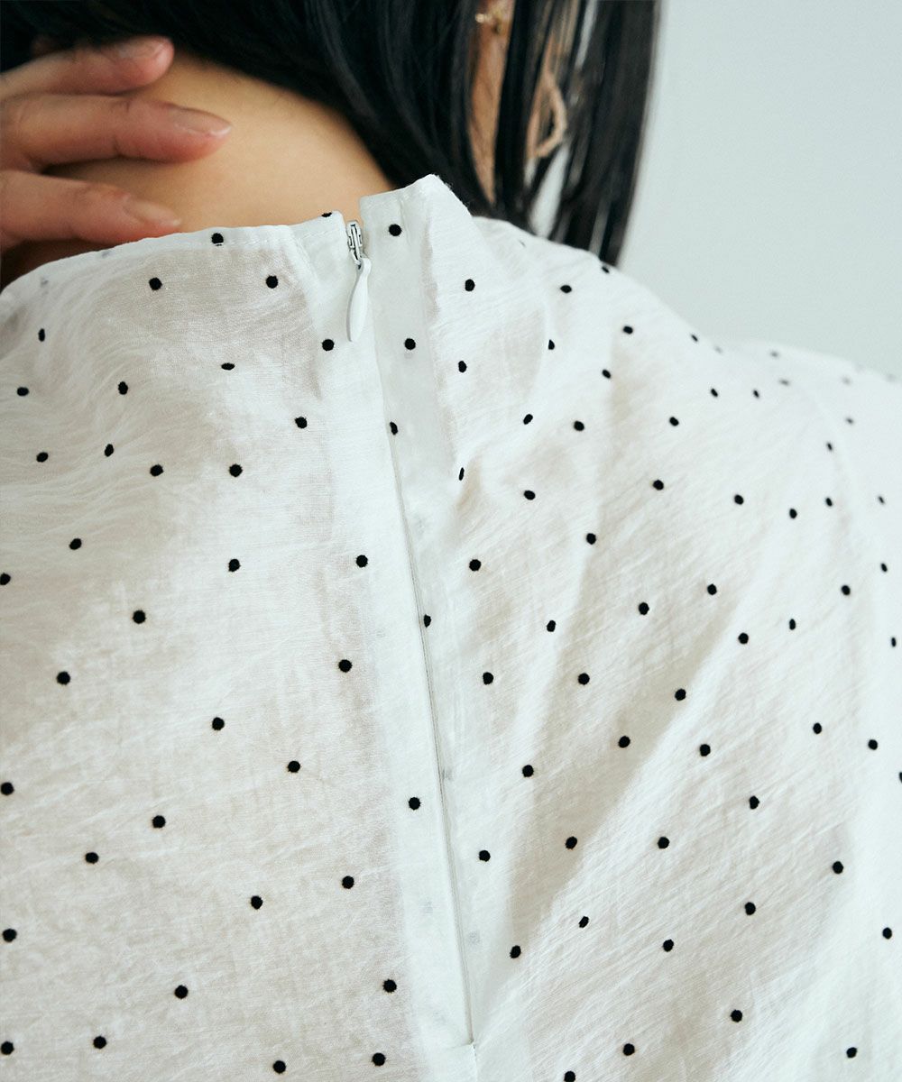 DOT SHEER BLOUSE