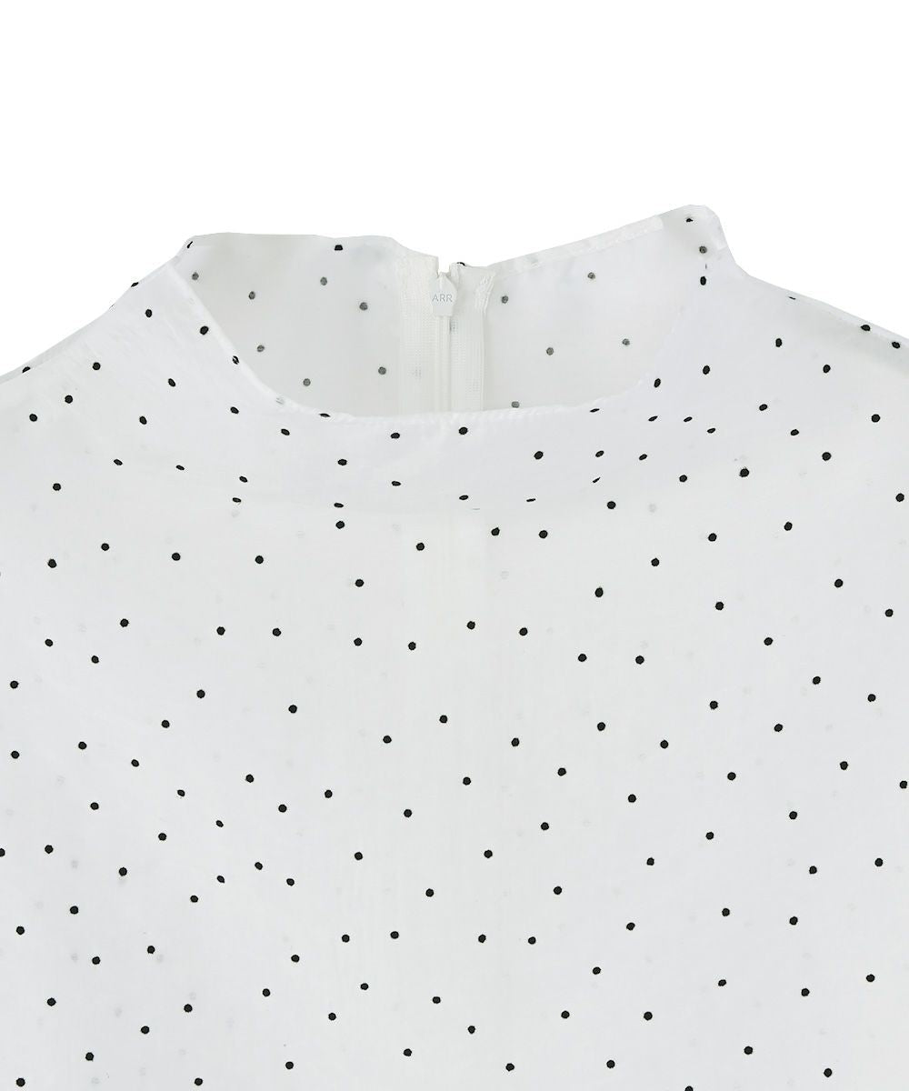 DOT SHEER BLOUSE