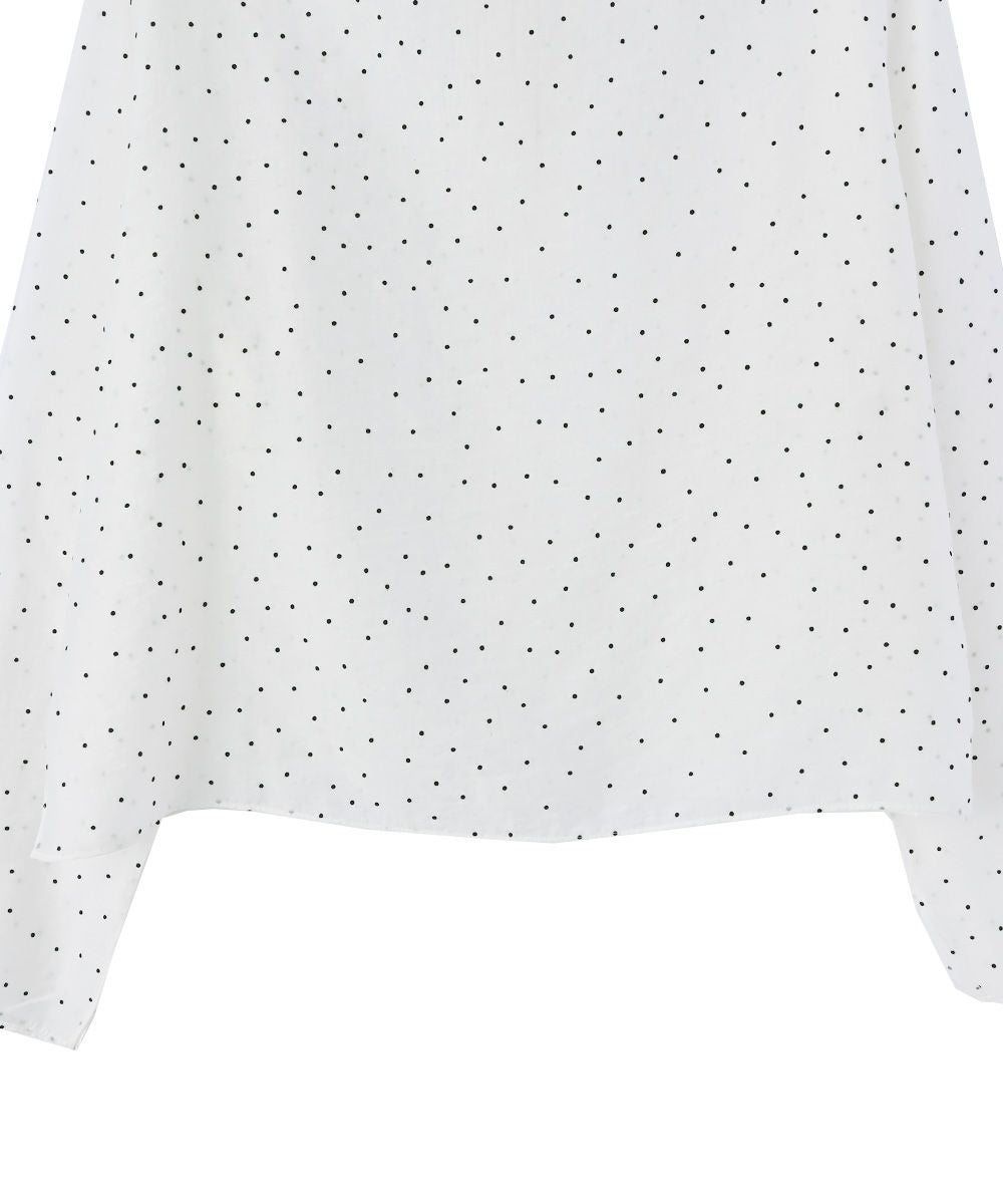 DOT SHEER BLOUSE