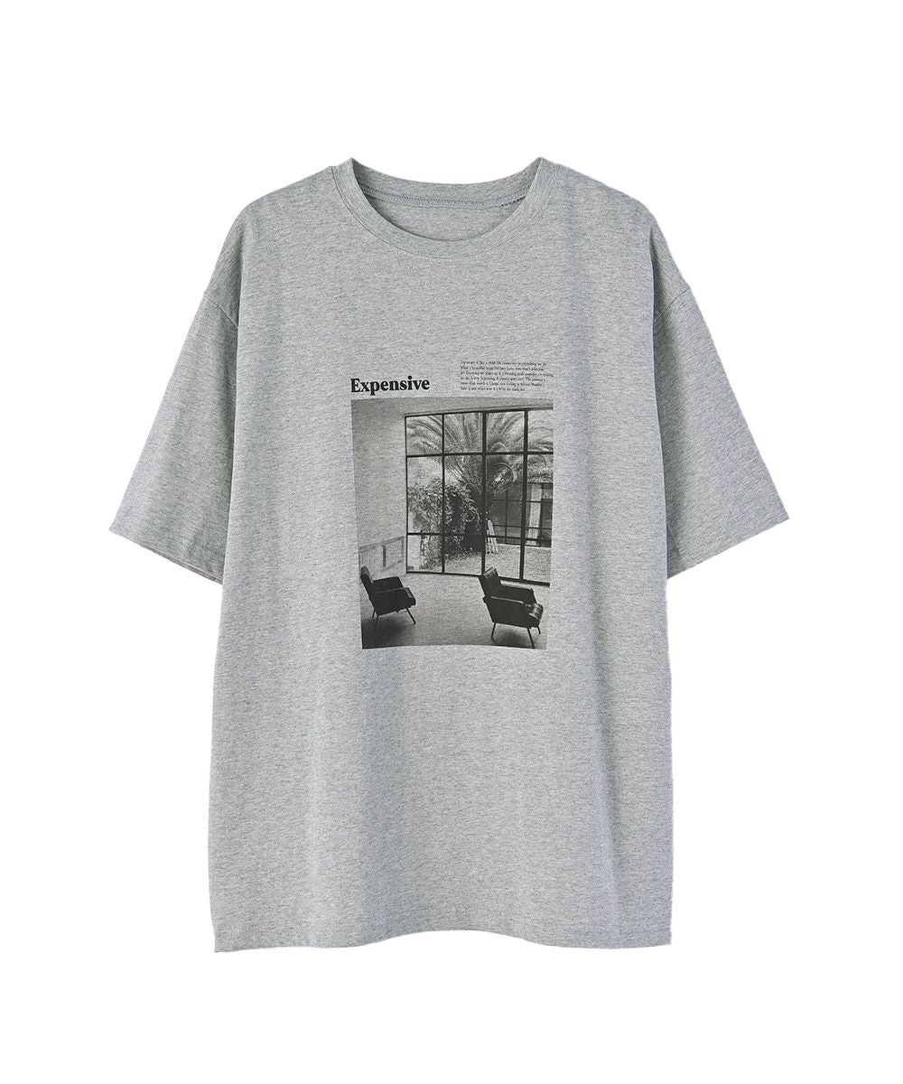 MONOCHROME PHOTO PRINT TEE