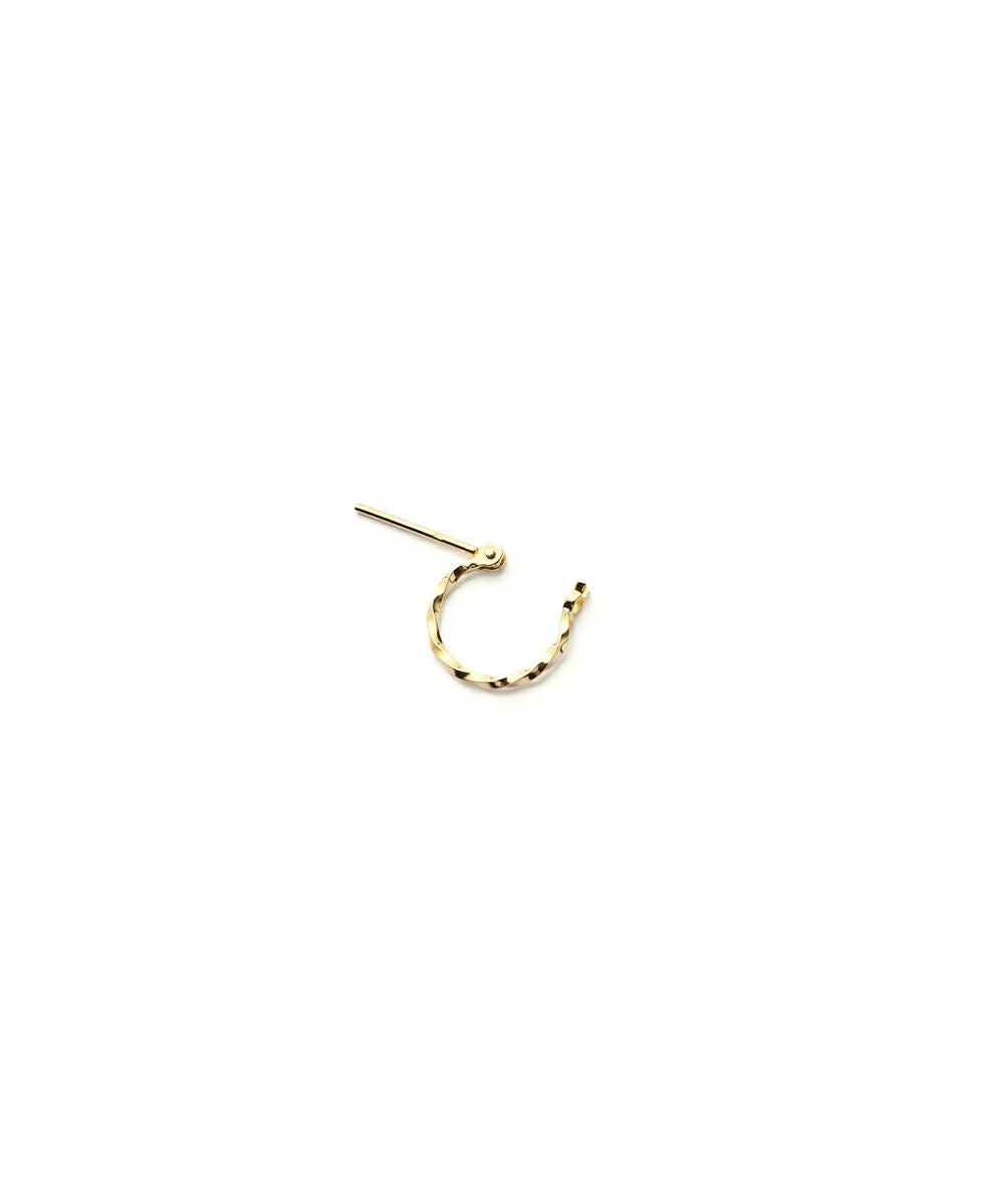 [m.]SV925 TWIST MINI HOOP PIERCE