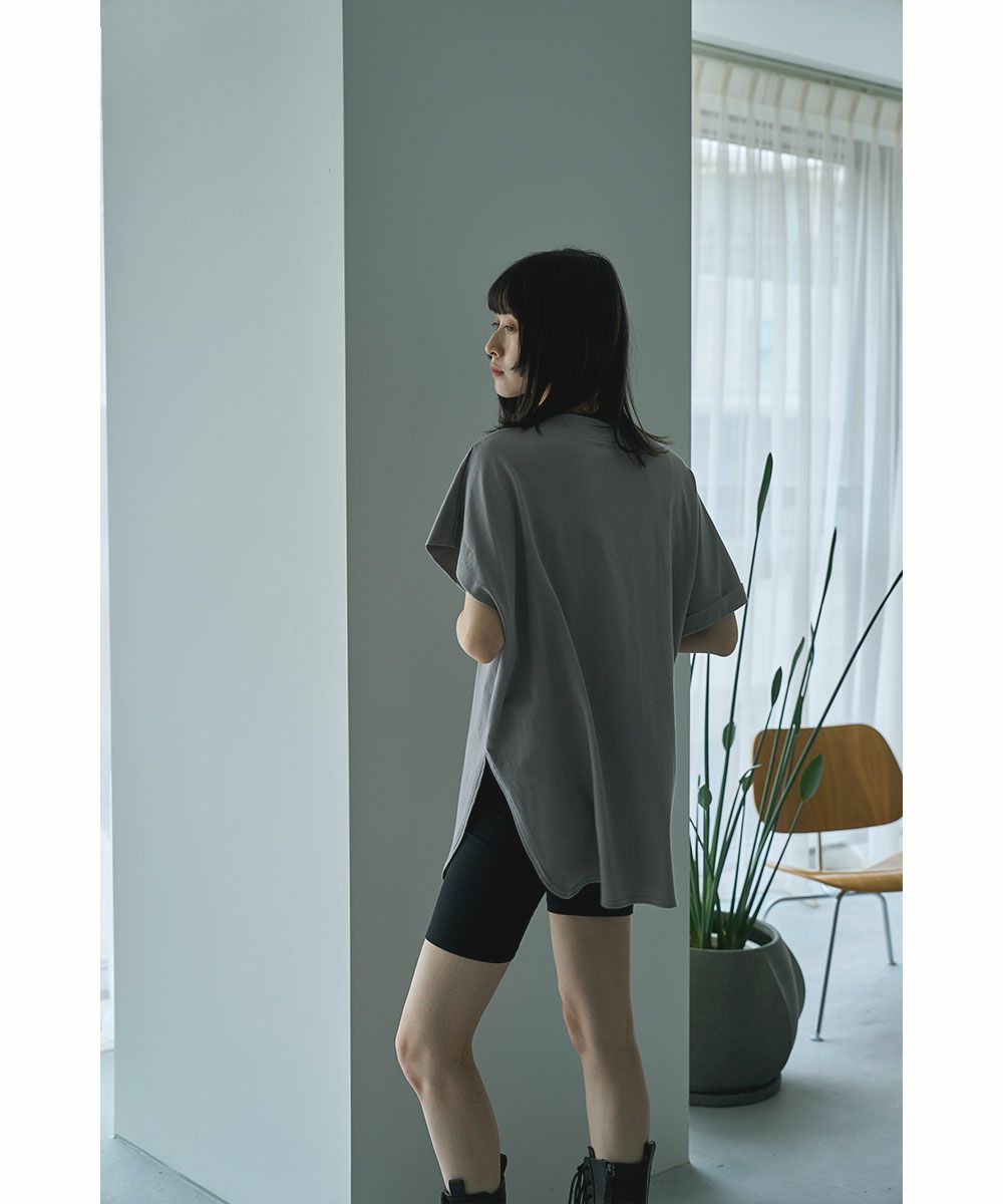 ASYMMETRY SLEEVE TEE