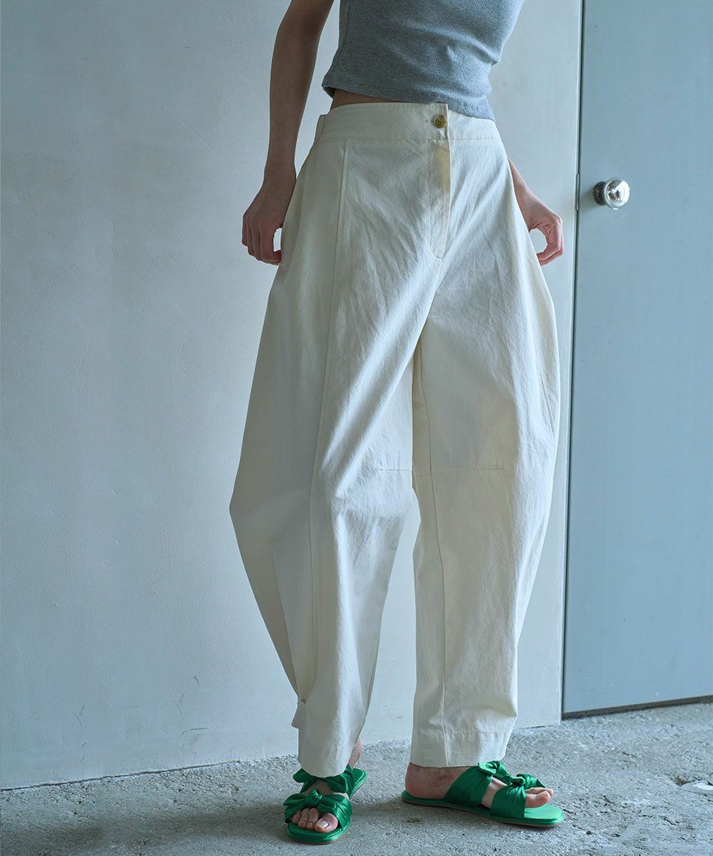 CURVE COTTON PANTS