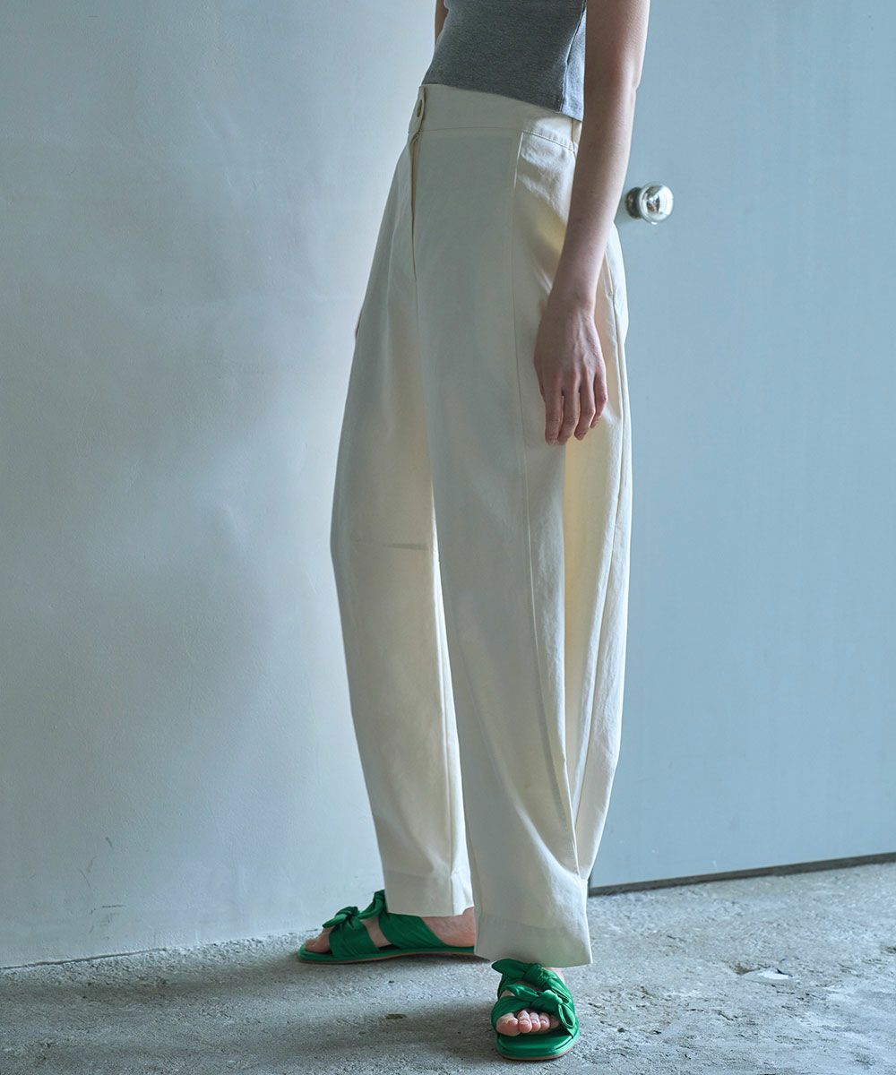 CURVE COTTON PANTS